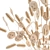 Natural Reed Bouquet in Vase 3D model small image 4