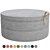 Bolia Garb Large Pouf 3D model small image 2