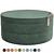 Bolia Garb Large Pouf 3D model small image 3