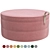 Bolia Garb Large Pouf 3D model small image 5