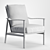 Elegant CASTELLE Barbados Chair 3D model small image 3