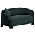 Contemporary Taru 2-Seater Sofa: Ligne Roset Elegance 3D model small image 3