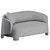 Contemporary Taru 2-Seater Sofa: Ligne Roset Elegance 3D model small image 4