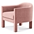 Elegant Isabella Chair - Timeless Sophistication 3D model small image 2