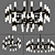 Elegant Draven Chandeliers - Illuminate Your Space 3D model small image 3