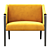 Sleek Payson Chair: Modern Comfort 3D model small image 2