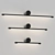 Minimalist LED Wall Light 3D model small image 2