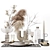 Elegant Decor Set: Plates, Cutlery, Candles 3D model small image 4