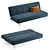 Vias Velvet Sofa Collection 3D model small image 3