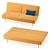 Velvet Divan Sofa by divan.ru 3D model small image 3