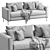 Modern Livingdivani Sofa Box: Stylish and Versatile 3D model small image 4
