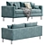 Modern Livingdivani Sofa Box: Stylish and Versatile 3D model small image 5