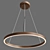 Modern Berliner Ring Pendant Light 3D model small image 2