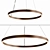 Modern Berliner Ring Pendant Light 3D model small image 5