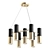 Elegant Ultra Pendant Chandelier 3D model small image 1