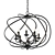 Norwood Large CH081-8 Chandelier 3D model small image 1