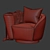 Eichholtz Swivel Chair: Colin Left 3D model small image 6