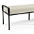 Bodhi King Bench: Luxurious Comfort & Contemporary Style 3D model small image 4