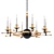 Elegant Bronze Chandelier by Chapman 3D model small image 1