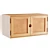 Gillian Wall Cabinet: Versatile Storage Solution 3D model small image 1