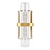 Luxurious Brass and Crystal Pendant 3D model small image 1