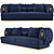 Oberon Sofa: Modern Sophistication for Your Vision 3D model small image 2