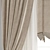 Elegant Polygonal Curtain Design 3D model small image 2