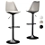 Zadie Adjustable Bar Stools: Sleek and Stylish! 3D model small image 6