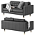 Modern Comfortable Sofa for Stylish Living Spaces 3D model small image 3