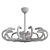 Elegant Tobia Chandelier 3D model small image 3