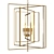 Elegant Brass Hollis Chandelier 3D model small image 1