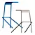 Title: Alodia Stool: Sleek, Stackable, and Stylish 3D model small image 4