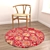 Versatile Round Rug Set 3D model small image 4