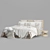 Strand Natural Bed: Uniqwa 192x212cm 3D model small image 2