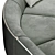 Elegant Pierre Sectional Sofa 3D model small image 5