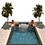 Tropical Paradise Pool Design 3D model small image 5