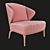 Asa Design Armchair 2015 3D model small image 2