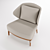 Asa Design Armchair 2015 3D model small image 3