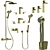 Hansgrohe Metropol Collection: Deluxe Bathroom Set 3D model small image 3