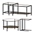 Sleek VITTSJÖ Nesting Tables 3D model small image 1