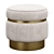 Malcolm Fabric Banded Ottoman 3D model small image 3