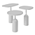 Elegant Porada EKERO Side Table 3D model small image 2