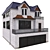 Modern House Building - High Quality 3D model small image 2