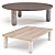 Harmonious Design: Sunday Coffee Tables 3D model small image 1