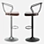 Modern Tolix Arms Soft Bar Stool 3D model small image 4