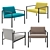 Innsbruck Armchair: Elegant and Stylish 3D model small image 1