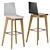 Frovi JIG Laminate Stool: Modern, Versatile Seating 3D model small image 1