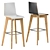 Frovi JIG Laminate Stool: Modern, Versatile Seating 3D model small image 4