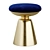 Modern Juniper Round Side Stool 3D model small image 3