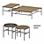 Industrial Reinforced Rebar Tables 3D model small image 1